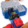 Monster Jam , Set di Gioco Supercharge Speedway con Monster Truck Die-Cast Megalodon ed El Toro Loco in Scala 1 64, Pista che