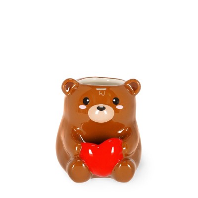 LEGAMI - DESK FRIENDS PORTA PENNE - TEDDY LOVE .. (Cod. B0G13NKP6X -/)