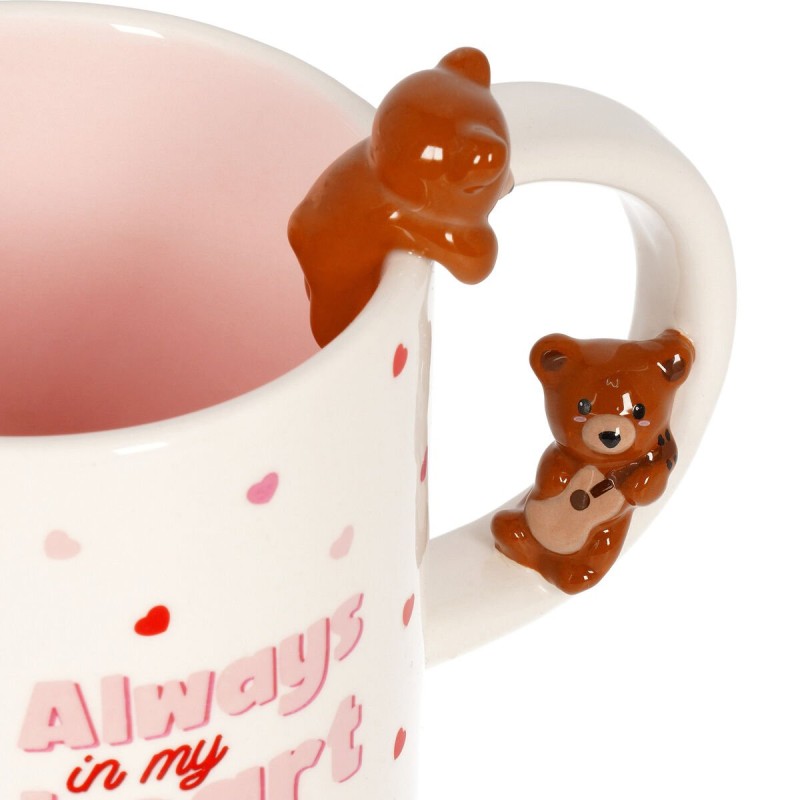 LEGAMI - MUG TOO CUTE TO HANDLE - TEDDY "ALWAYS IN MY HEART" .. (Cod. B0G13NRN32 -/)