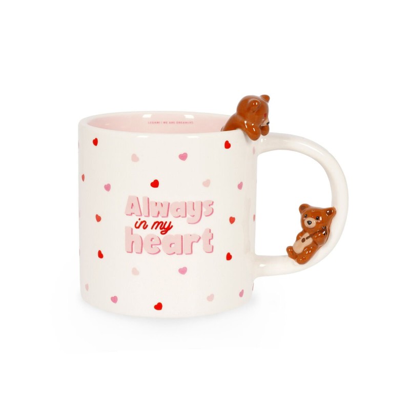 LEGAMI - MUG TOO CUTE TO HANDLE - TEDDY "ALWAYS IN MY HEART" .. (Cod. B0G13NRN32 -/)