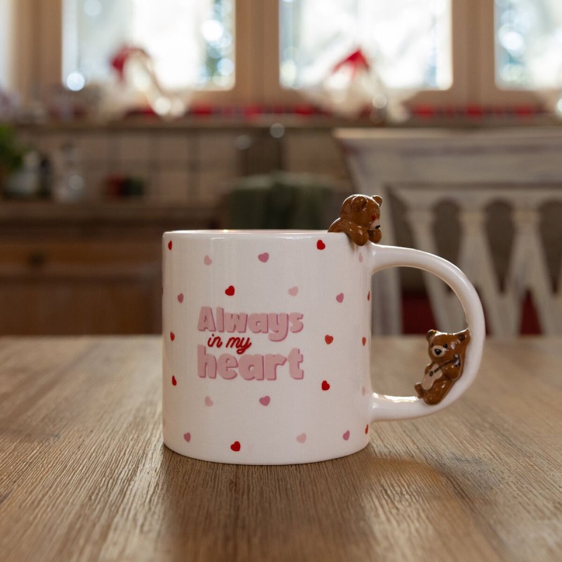 LEGAMI - MUG TOO CUTE TO HANDLE - TEDDY "ALWAYS IN MY HEART" .. (Cod. B0G13NRN32 -/)