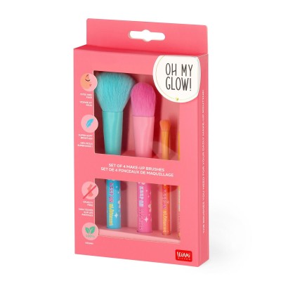 Set 4 Pennelli Trucco Oh My Glow! Daisy Legami Milano