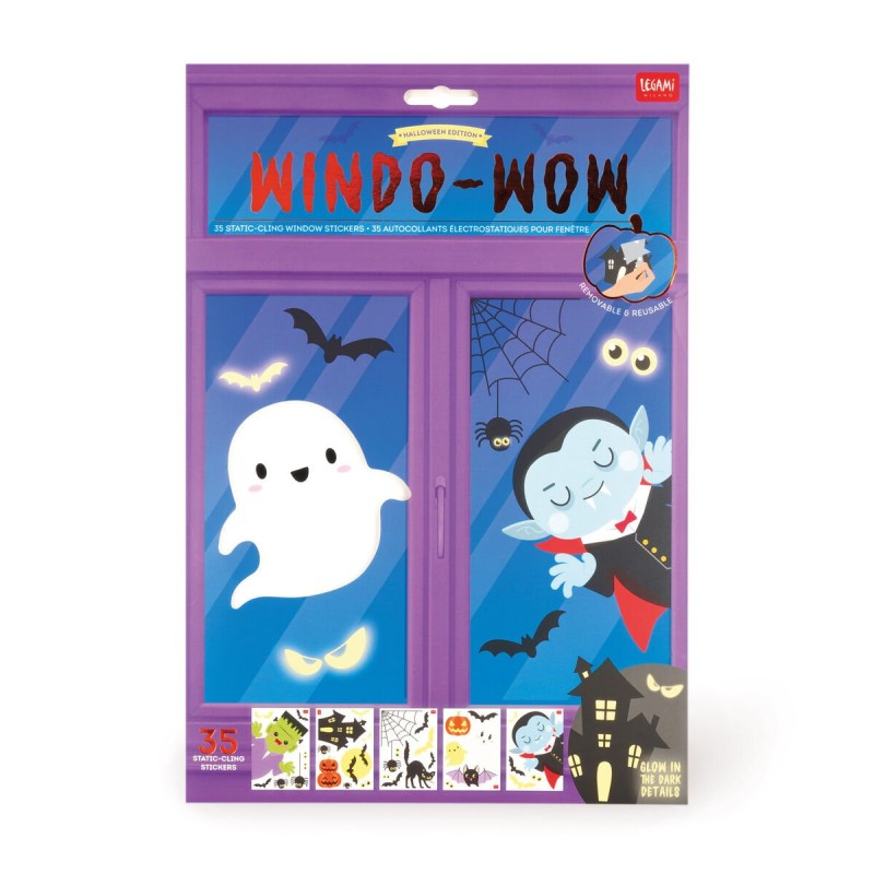 Set 35 Adesivi Elettrostatici per Finestra Windo-Wow! Legami Milano