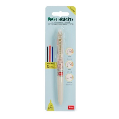 Penna Gel Cancellabile 3 Colori Legami Milano