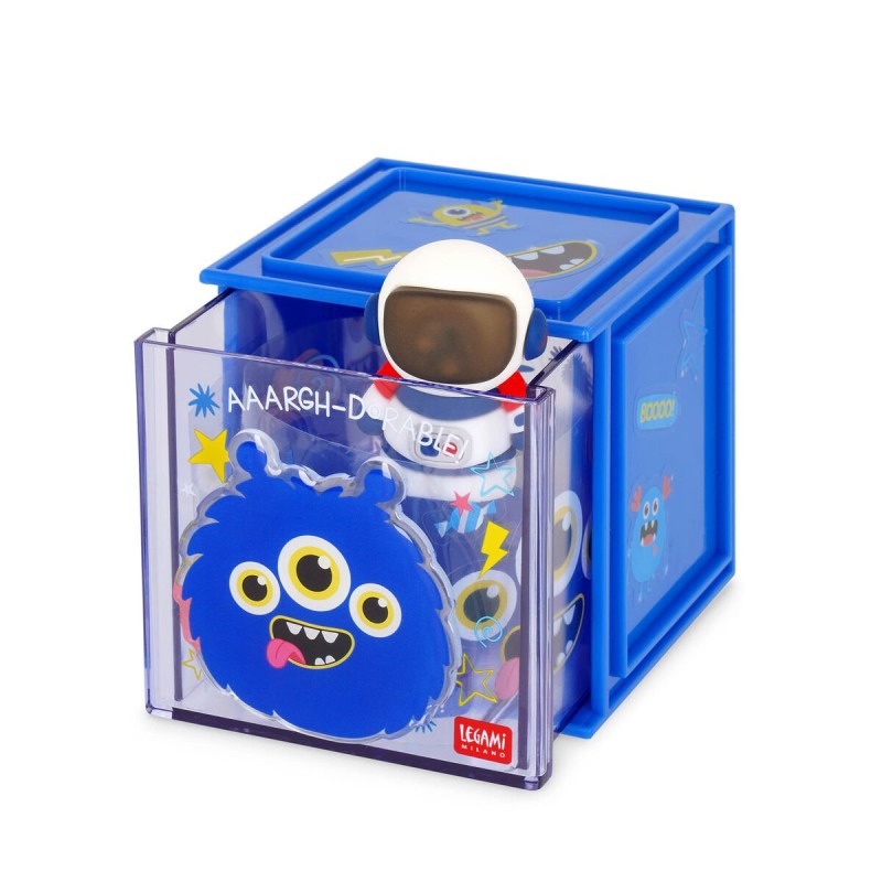 LEGAMI - BOX COMPONIBILE DA SCRIVANIA CUTIE CUBE - MONSTER