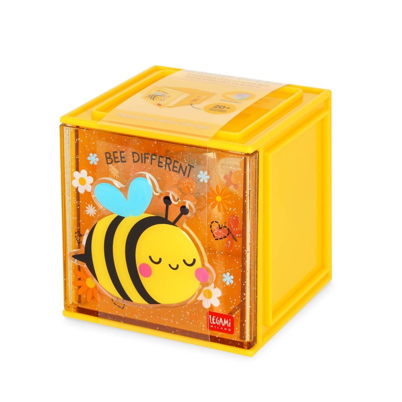 LEGAMI - BOX COMPONIBILE DA SCRIVANIA CUTIE CUBE - BEE (Cod. B0F8BY97VH)
