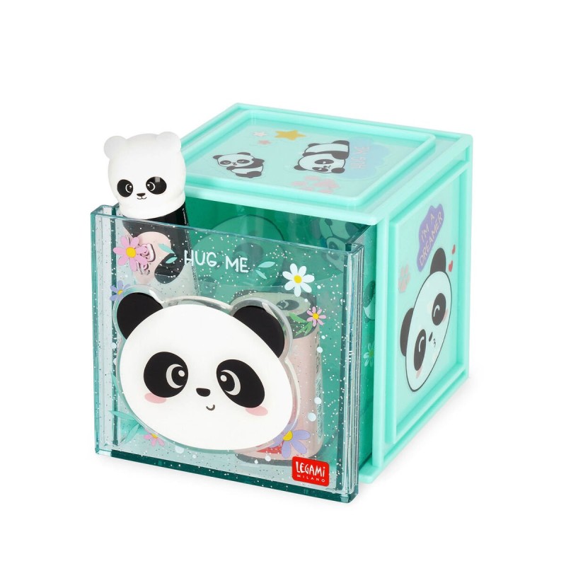 LEGAMI - BOX COMPONIBILE DA SCRIVANIA CUTIE CUBE - PANDA .. (Cod. B0F8BYWT8X -/)