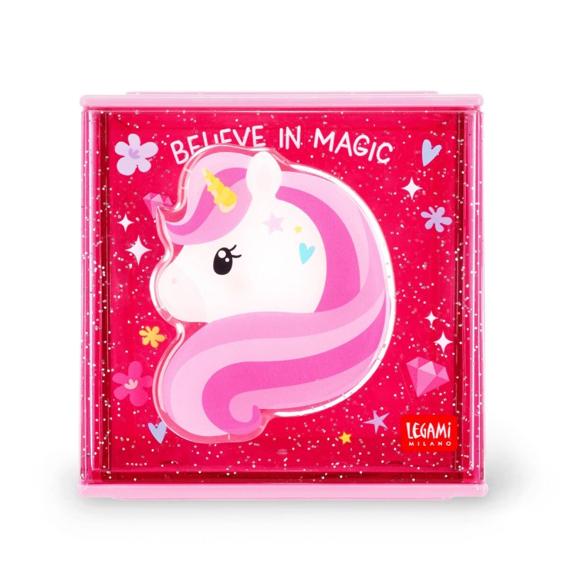LEGAMI - BOX COMPONIBILE DA SCRIVANIA CUTIE CUBE - UNICORN .. (Cod. B0F8C1GB56 -/)