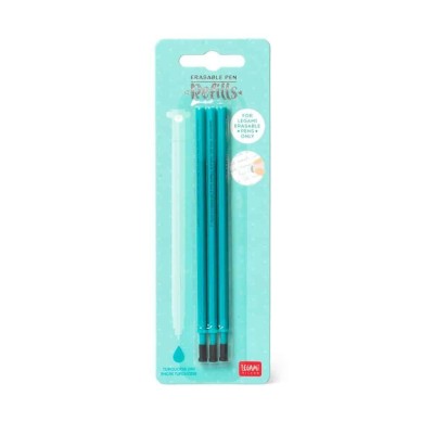 Legami Refill Penna Cancellabile Turchese 0,7mm - Ricarica Perfetta
