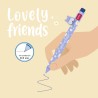 LEGAMI - PENNA GEL LOVELY FRIENDS - IPPO - BLUE INK