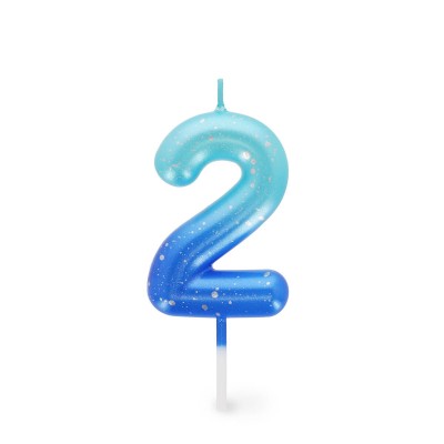 Candela per Torta Numero 2 Blu - Legami Milano