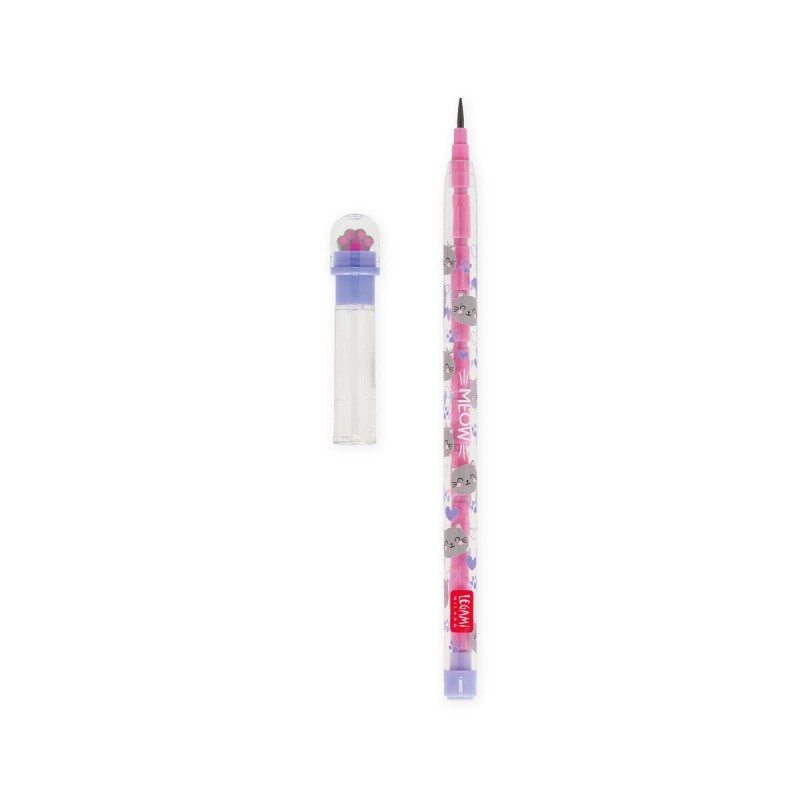 LEGAMI - MATITA IMPILABILE CON GOMMA TAKE A TIP - KITTY