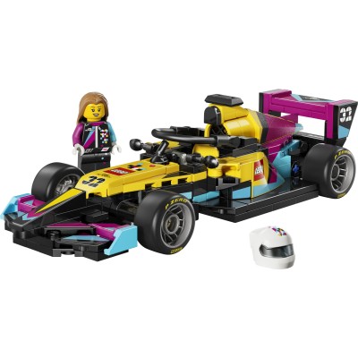 LEGO Speed Champions 77258 Auto da Corsa F1 ACADEMY, Giocattolo con Minifigure Formula 1, Regalo per Bambine e Bambini 10+