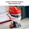 LEGO Editions 43014 Casco di Charles Leclerc Scuderia Ferrari HP con Minifigure F1 da Collezione, Regalo Ragazzi e Fan 14+