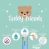 LEGAMI - TEDDY FRIENDS SET DI PENNARELLI - 12PZ. . (Cod. B0CKLWWGLC -)