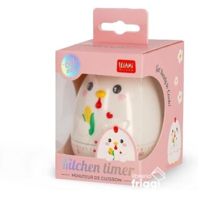 LEGAMI - KITCHEN TIMER "IT'S CLUCK O CLOCK" - GALLINA (Cod. B0DMPK6FK1)