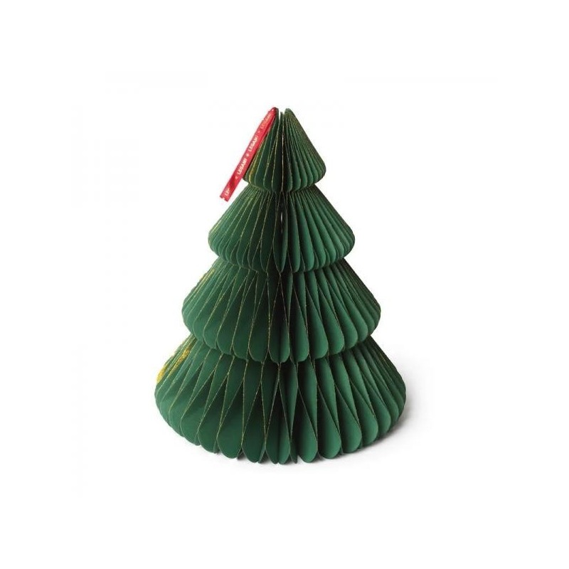 LEGAMI - ALBERO DI NATALE PIEGHEVOLE IN CARTA .. (Cod. B0CL58Z21H -/)