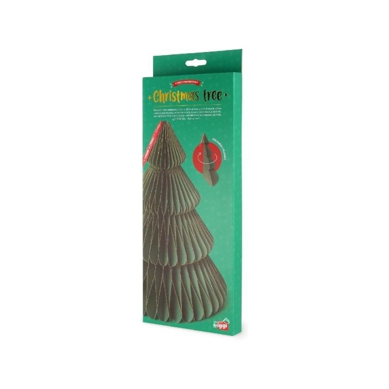 LEGAMI - ALBERO DI NATALE PIEGHEVOLE IN CARTA .. (Cod. B0CL58Z21H -/)