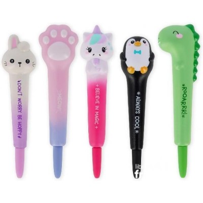 LEGAMI - PENNA GEL ANTISTRESS SQEEZIES - KITTY - BLUE INK