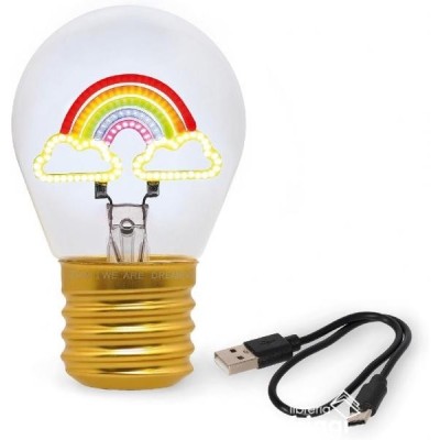 LEGAMI - LAMPADA DA TAVOLO BULB FICTION - RAINBOW .. (Cod. B0DVYZ5XS7 -/)