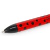 LEGAMI - PENNA CLICK&CLACK LADYBUG - RED/BLACK INK