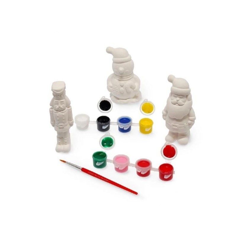 LEGAMI - PAINT YOUR CHRISTMAS - KIT DECORAZIONE STATUETTE NATALE (Cod. B0FLDQQ4VG)