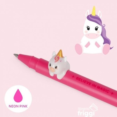 LEGAMI - PENNA GEL LOVELY FRIENDS - UNICORNO - NEON PINK (Cod. B0D635WTYT -)